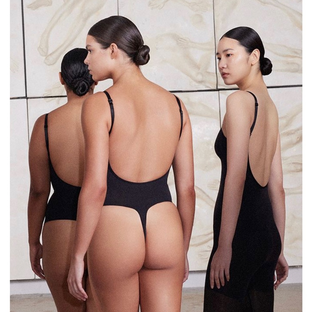 Skims low back sculpting thong bodysuit